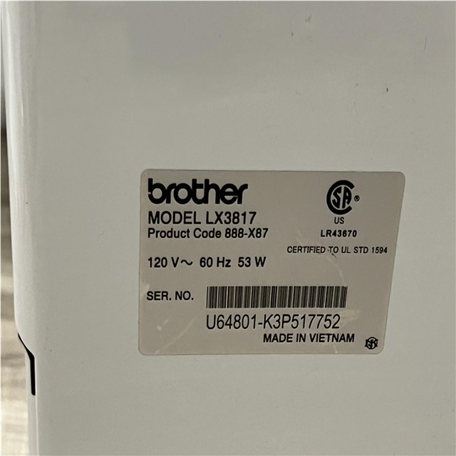 AS-IS Brother LX3817 Sewing Machine with 17 Built-in Stitches