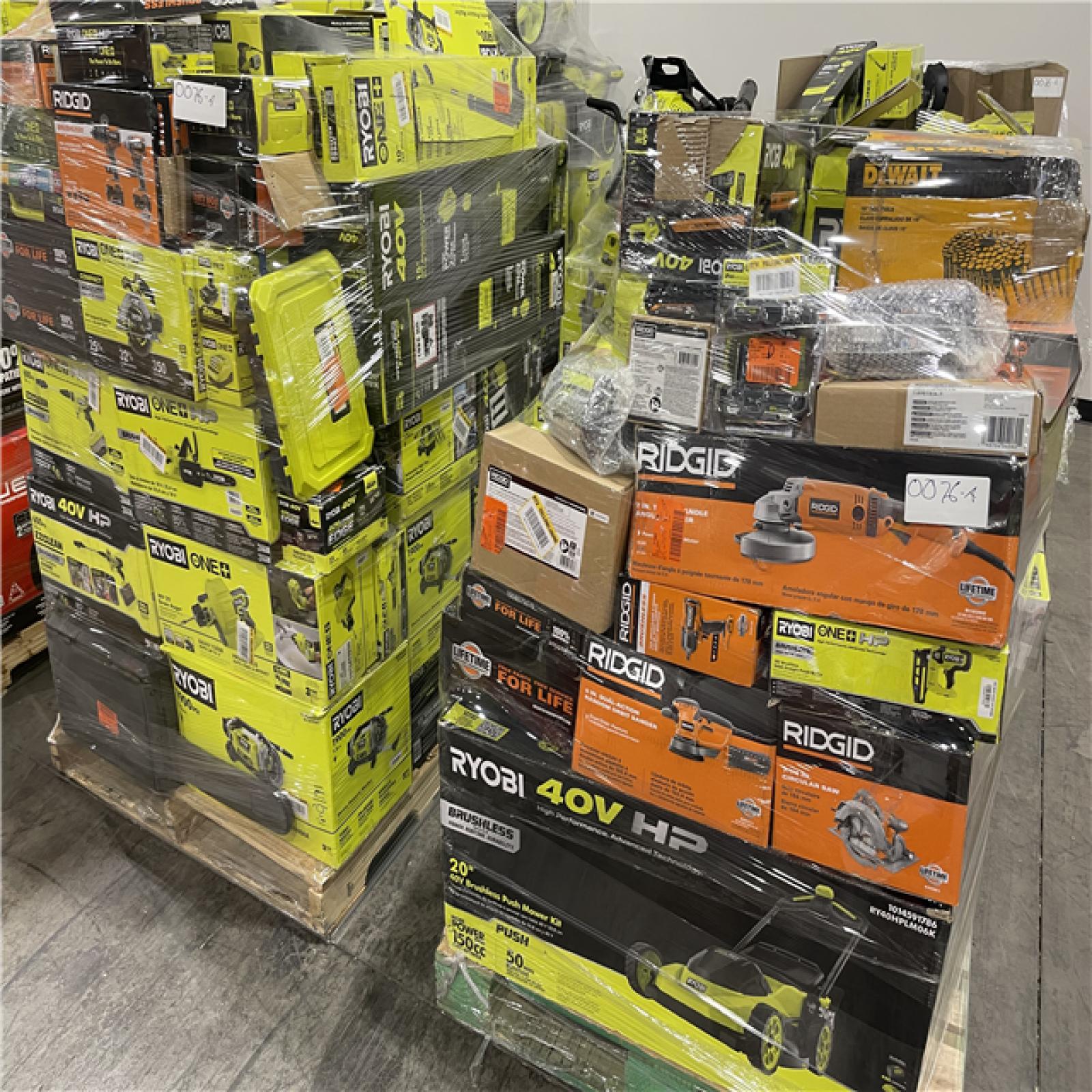 Pittston Location As-Is Power Tools Partial Truckload (13 pallets) 0076-A