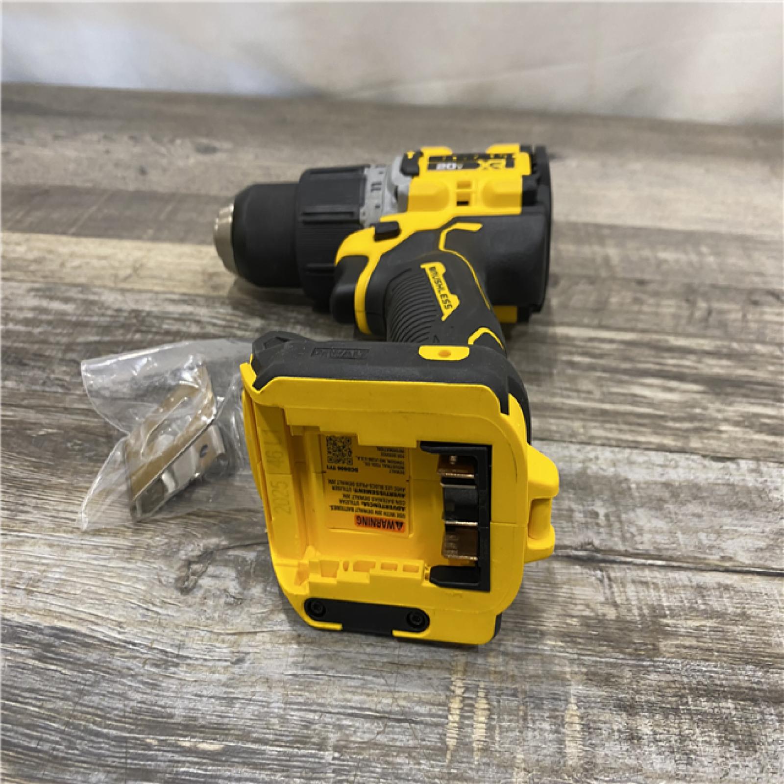 AS-IS DEWALT 20V XR Brushless Cordless 1/2 in. Hammer Drill (Tool-Only)
