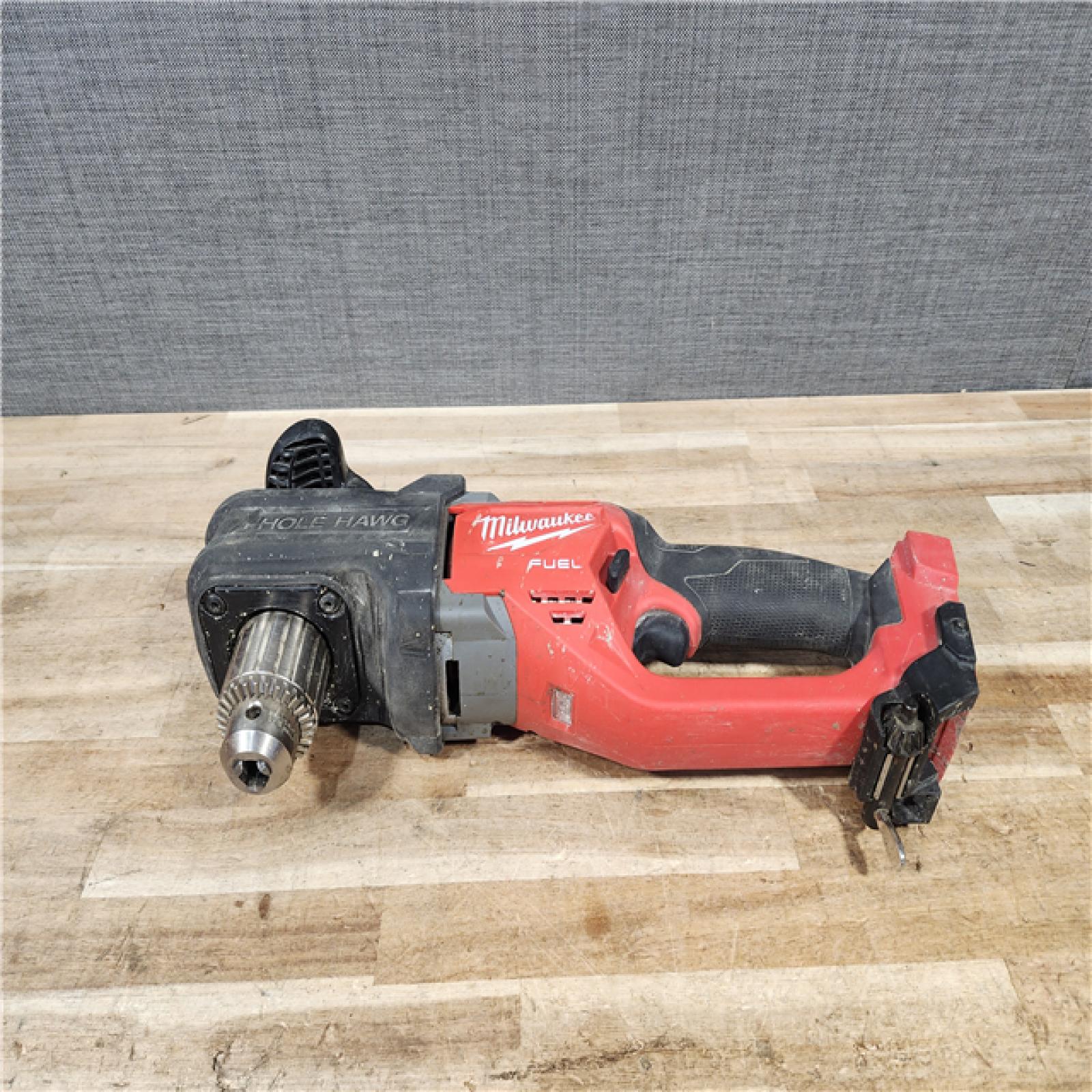 HOUSTON LOCATION - AS - IS Milwaukee FUEL GEN II 18V Lithium-Ion Brushless Cordless 1/2 in. Hole Hawg Right Angle Drill (Tool-Only)