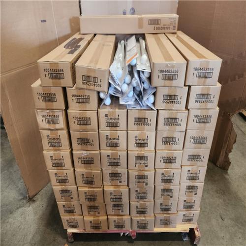 Phoenix NEW StyleWell 28 in. - 48 in. Adjustable Telescoping 5/8 in. Single Curtain Rod Kit in White with Ball Finials Pallet (60-Boxes)