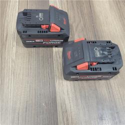 AS-IS M18 18-Volt Lithium-Ion REDLITHIUM FORGE Starter Kit with Two XC 8.0 Ah Battery and Dual Bay Rapid Charger