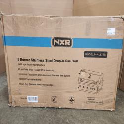 Phoenix LIKE NEW NXR 37 in. 5-Burner Built-In Gas Grill in Stainless Steel with Infrared and Rotisserie Burner
