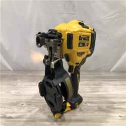 AS-IS DEWALT 20V MAX Lithium-Ion 15-Degree Electric Cordless Roofing Nailer Kit