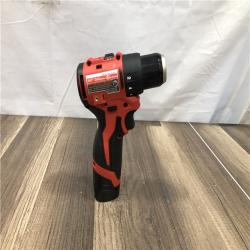 AS-IS Milwaukee 12-Volt Lithium-Ion Brushless Cordless Subcompact Brushless Drill Driver Kit