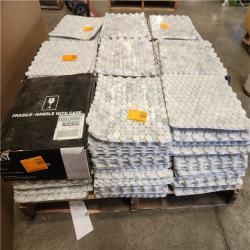 Phoenix MSI Capri Blue Penny Round 12 in. x 12 in. x 0.38 in. Honed Marble Mesh-Mounted Mosaic Floor and Wall Tile Pallet (18+Boxes)