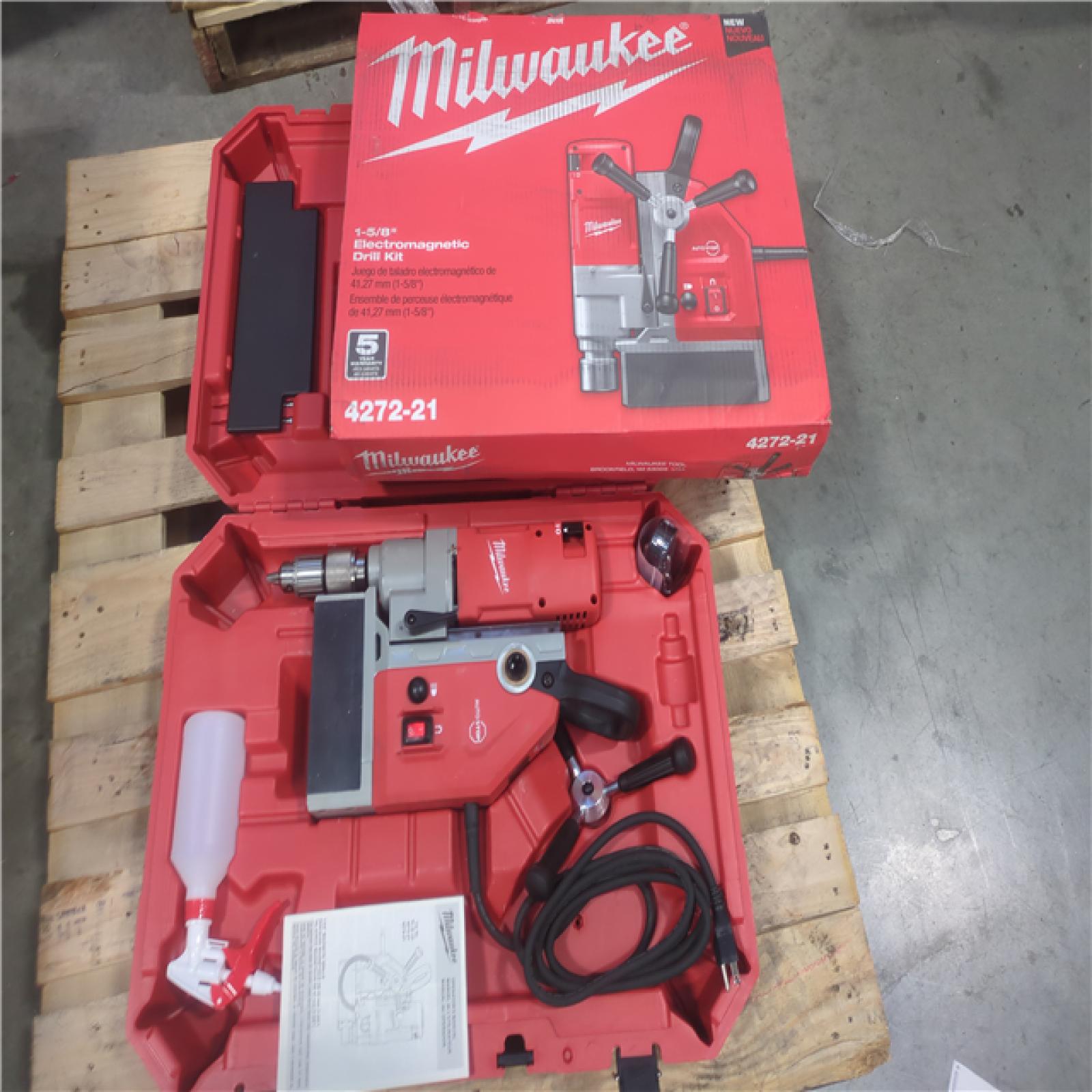 CALIFORNIA AS-IS MIWUAKEE ELECTROMAGNETIC DRILL KIT
