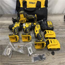 AS-IS DEWALT ATOMIC 20-Volt Lithium-Ion Cordless Brushless Combo Kit (4-Tool)