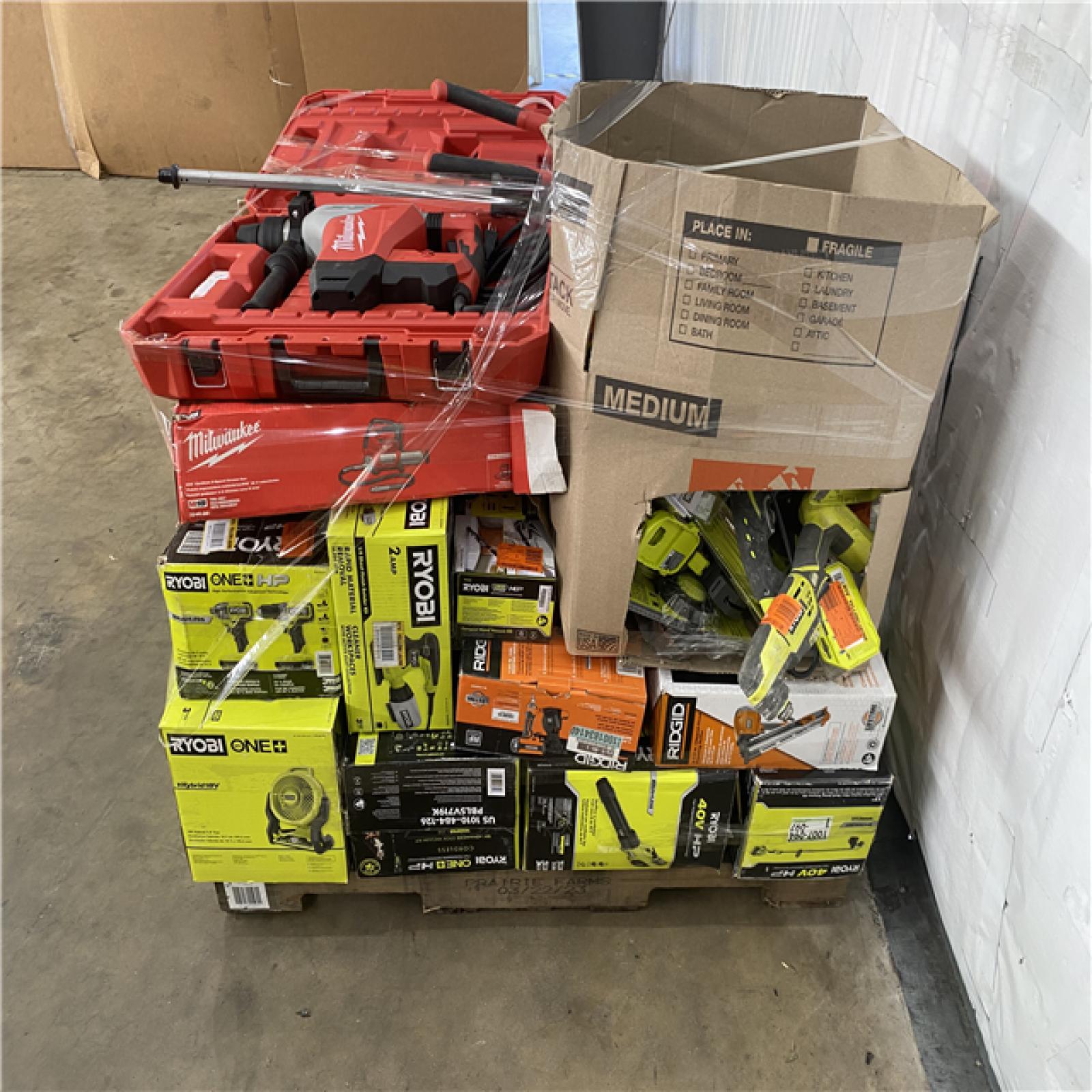 Houston Location - AS-IS Tool Pallet