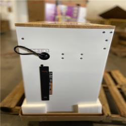 DALLAS LOCATION - Husky Tool Storage 46 in. W x 18 in. D 9-Drawer Gloss White Mobile Workbench Cabinet