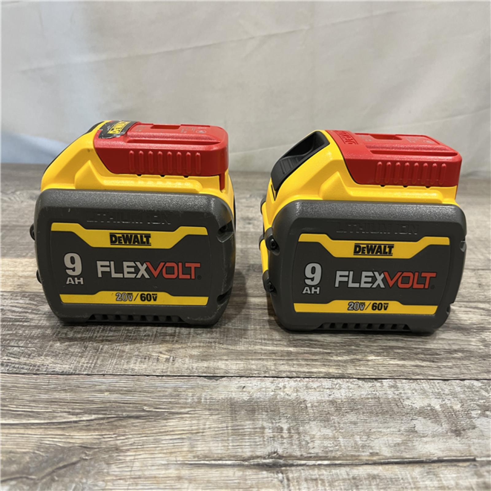 AS-IS DEWALT FLEXVOLT 20-Volt /60-Volt MAX Lithium-Ion 9.0Ah Battery (2-Pack)