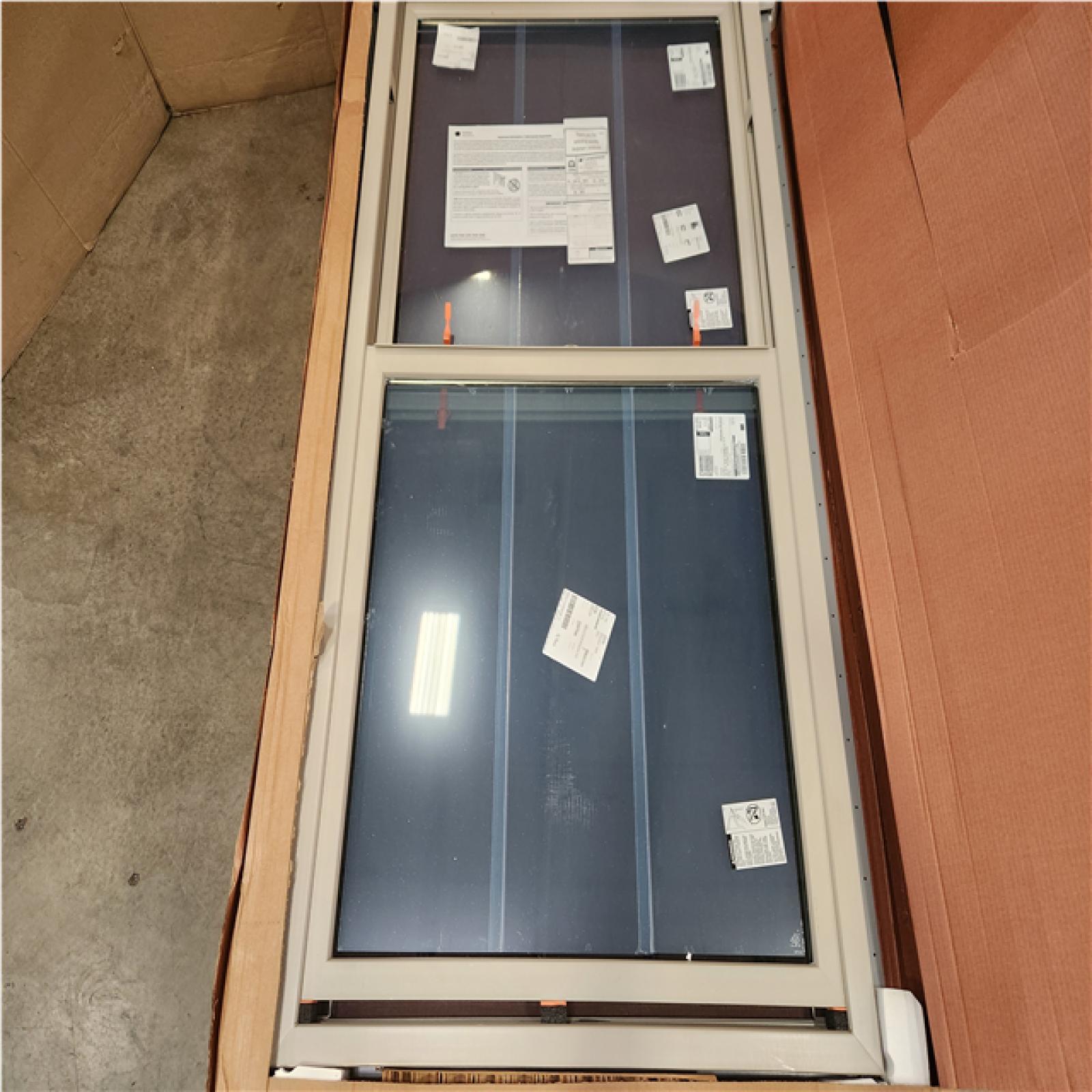 Phoenix NEW Andersen 30 in. x 54 in. 100 Series White Single Hung Insert Replacement Composite Window with Low-E Glass  White Int & Hardware