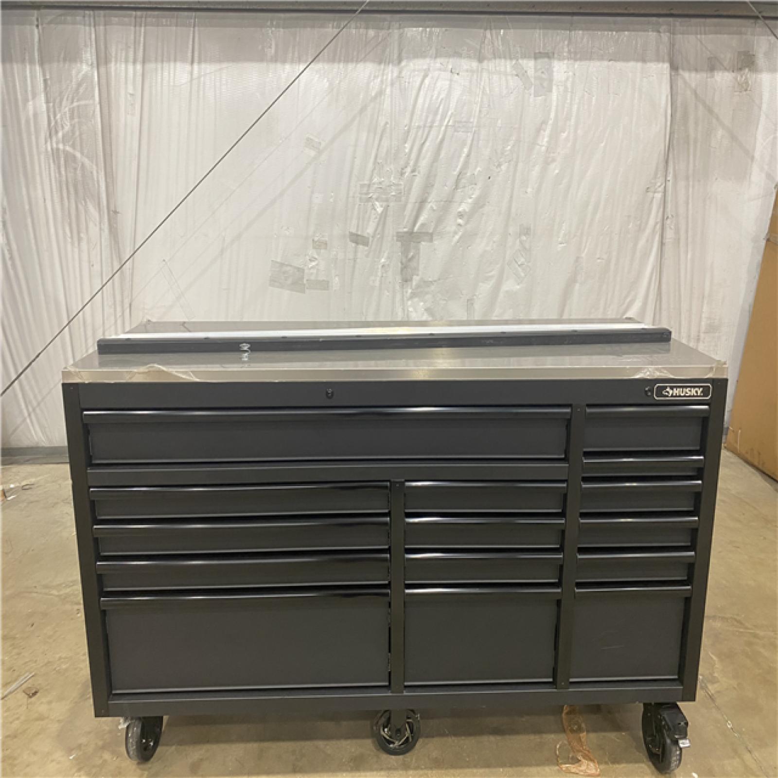 Houston Location - AS-IS home improvement pallet HUSKY TOOL BOX 72 INCH 15 DRAWER