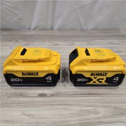 AS-IS DEWALT 20V MAX XR 4 Ah Li-Ion Battery (2 Pc) DCB2042