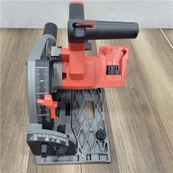 AS-IS Milwaukee 2831-21 M18 FUEL 18-Volt Lithium-Ion Brushless Cordless 6-1/2 in. Plunge Track Saw PACKOUT Kit with One 6.0 Ah Battery