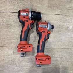 AS-IS Milwaukee 18-Volt Lithium-Ion Brushless Cordless Compact Hammer Drill/Impact Combo Kit