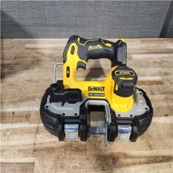 Houston Location AS-IS DEWALT ATOMIC 20V MAX Cordless Brushless Compact 1-3/4 in. Bandsaw (Tool Only)