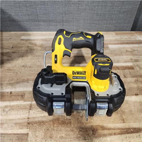 Houston Location AS-IS DEWALT ATOMIC 20V MAX Cordless Brushless Compact 1-3/4 in. Bandsaw (Tool Only)