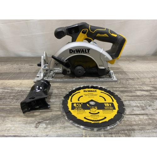 AS-IS DEWALT 20V MAX Cordless Brushless 6-1/2 in. Sidewinder Style Circular Saw (Tool Only)