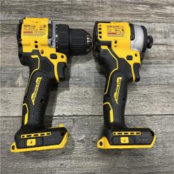 AS-IS DEWALT ATOMIC 20-Volt MAX Lithium-Ion Cordless Combo Kit