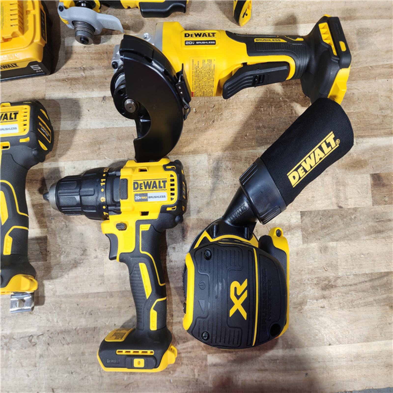 HOUSTON LOCATION - AS - IS 20V MAX Lithium-Ion Cordless 9-Tool Combo Kit with 5.0 Ah Battery and Charger