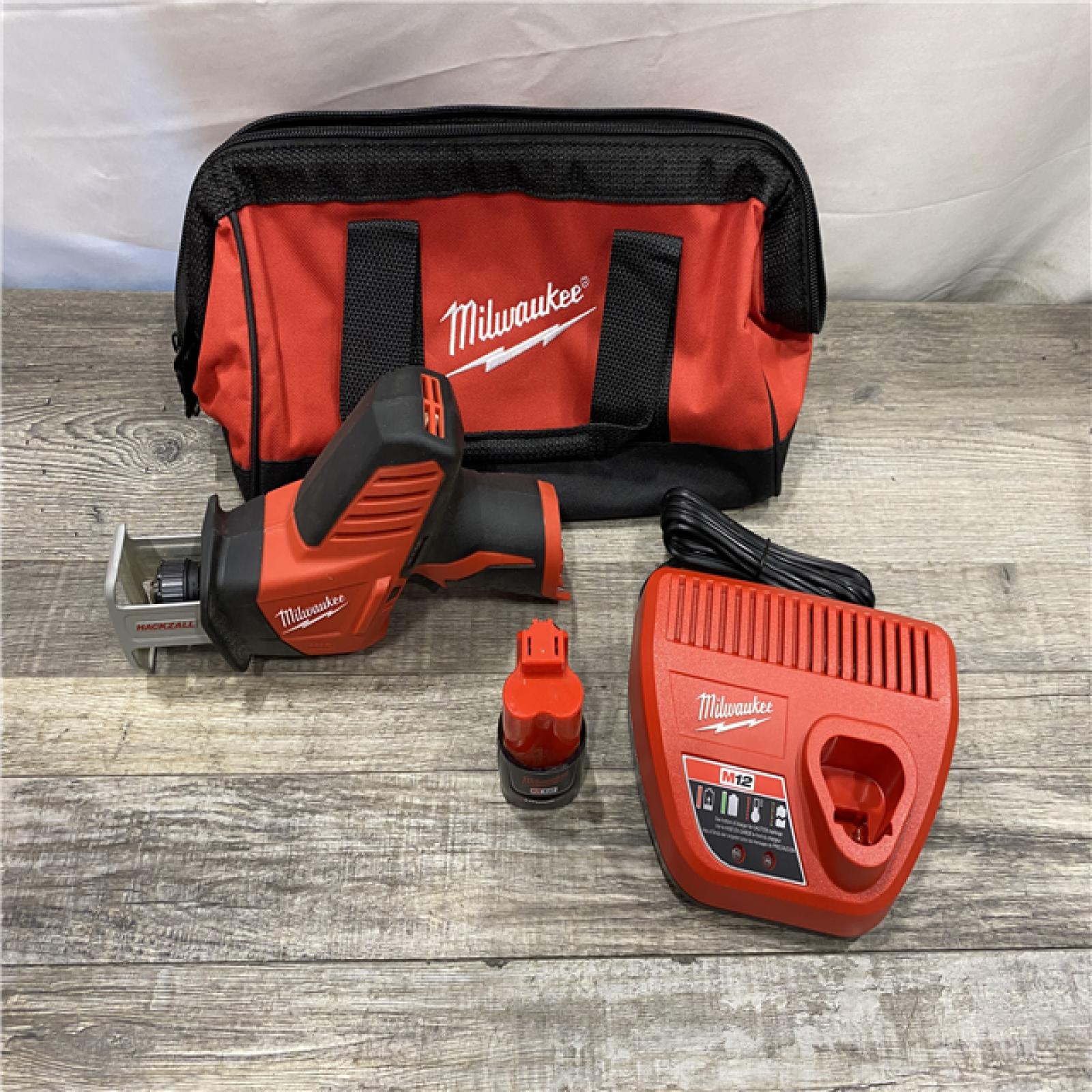 AS-IS Milwaukee 12V Lithium-Ion HACKZALL Cordless Reciprocating Saw Kit