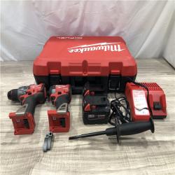 AS-IS MILWAUKEE FUEL 18V Lithium-Ion Cordless Hammer Drill and Impact Driver Combo Kit