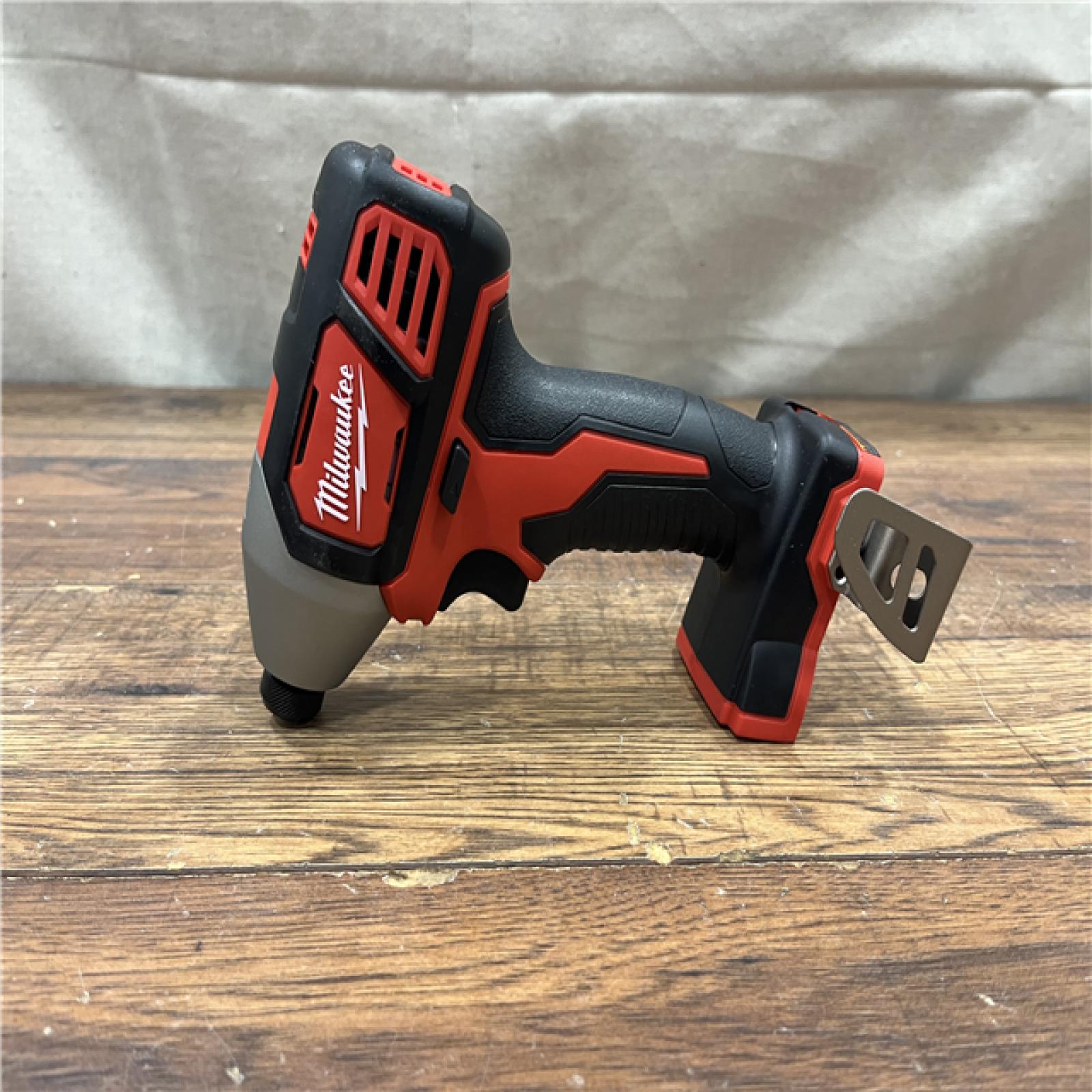 AS-IS MILWAUKEE M18 18V Lithium-Ion Cordless Combo Tool Kit with Two 3.0Ah Batteries, 1-Charger, 1-Tool Bag (4-Tool)