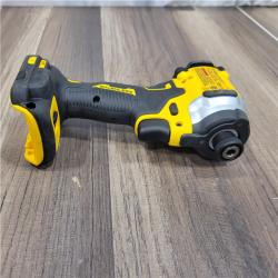 AS-IS  DEWALT ATOMIC 20V MAX Lithium-Ion Cordless 1/4 in. Brushless Impact Driver Kit, 5 Ah Battery, Charger, and Bag