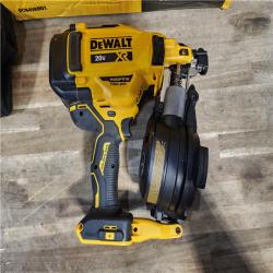 HOUSTON LOCATION - AS-IS DEWALT Roofing Nailer Cordless Kit w/ Battery & Charger