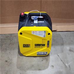 HOUSTON LOCATION - AS-IS CHAMPION 2500/1850-Watt Recoil Start Gasoline/Propane Powered Dual Fuel Inverter Generator with Quiet Technology and CO Shield