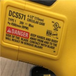 AS-IS DEWALT ATOMIC 20V MAX Cordless Brushless 4-1/2 in. Circular Saw (Tool Only)