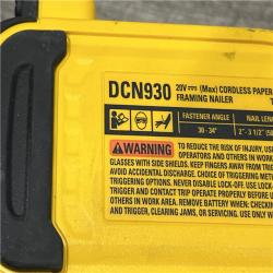 AS-IS DEWALT 20V 30 Degree Cordless Framing Nailer (Tool-Only)