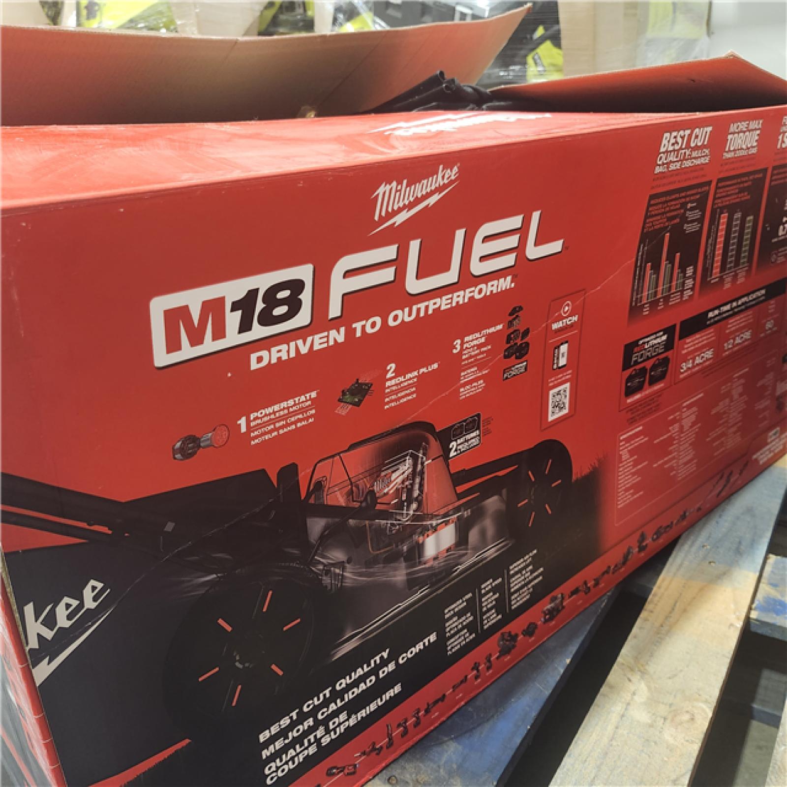 As-Is- M18 FUEL Brushless Cordless 21 in. Walk Behind Dual Battery Self-Propelled Mower W/(2) 12.0Ah Battery and Rapid Charger