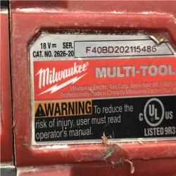 AS-IS Milwaukee 18V Lithium-Ion Cordless Oscillating Multi-Tool (Tool-Only)