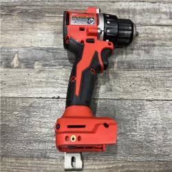 AS-IS Milwaukee 18V Lithium-Ion Brushless Cordless 1/2 in. Compact Drill/Driver with kit