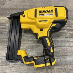 AS-IS DEWALT 20V MAX XR Lithium-Ion Cordless 18-Gauge Narrow Crown Stapler Kit