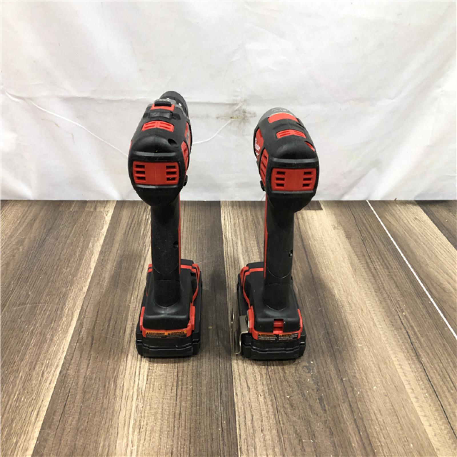 AS-IS Milwaukee 18V Lithium-Ion Cordless Drill Driver/Impact Driver Combo Kit