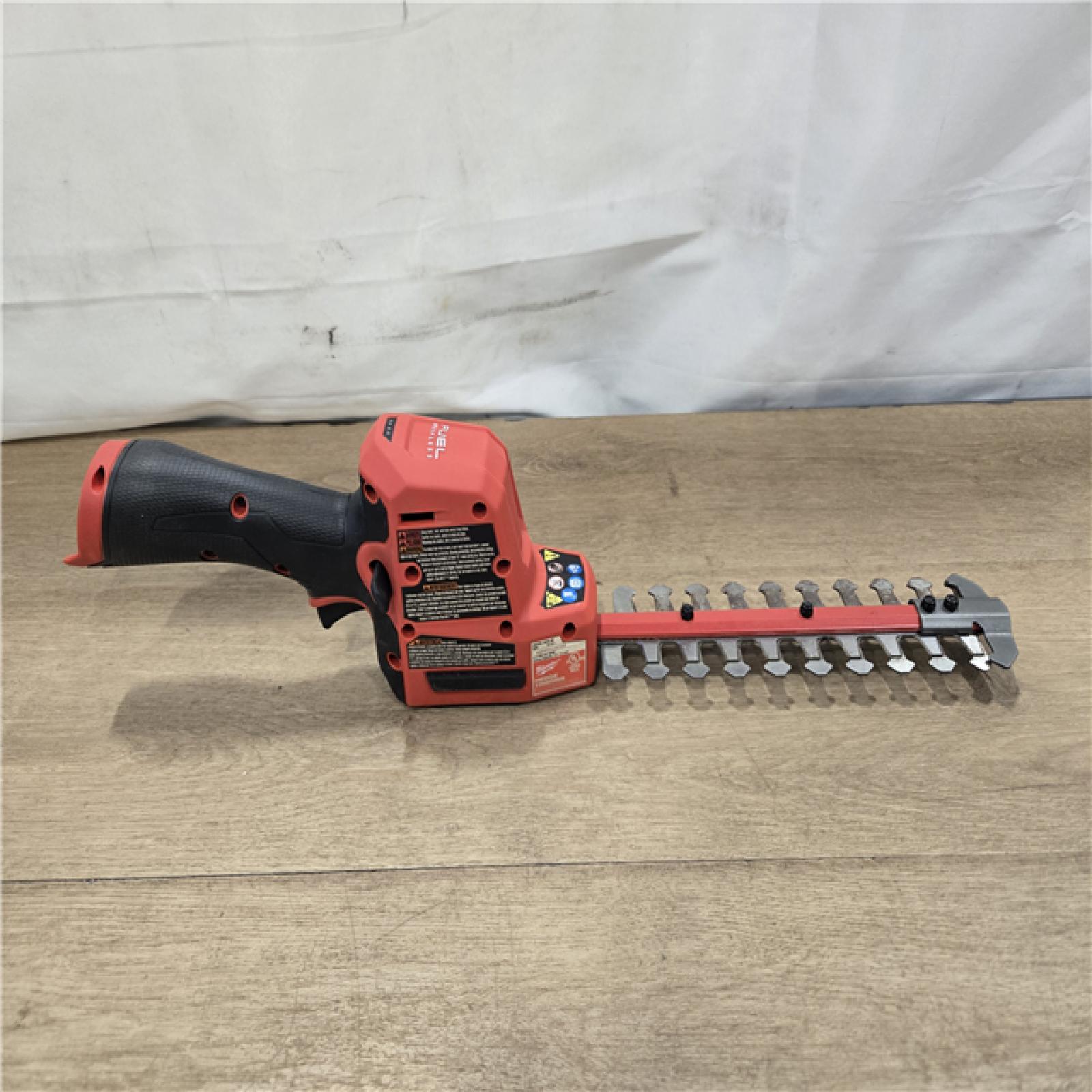 AS-IS Milwaukee  FUEL 8 in. 12V Cordless Battery Hedge Trimmer (Tool-Only)