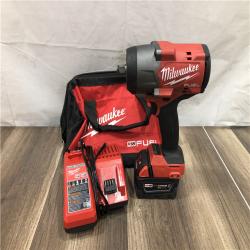 AS-IS Milwaukee  FUEL 18V Lithium-Ion Brushless Cordless 1/2 in. Impact Wrench w/Friction Ring Kit