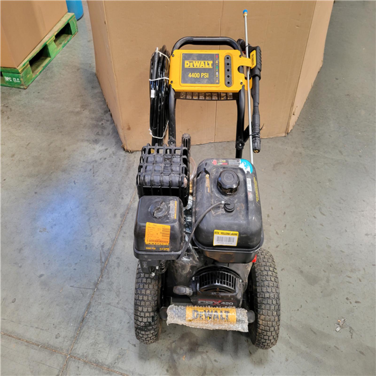 CALIFORNIA AS-IS DEWALT 4400 PSI 4.0 GPM Cold Water Gas Pressure Washer