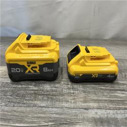 AS-IS DEWALT 20V XR Lithium-Ion Starter Pack with 8.0 Ah and 4.0 Ah Battery Packs and Charger