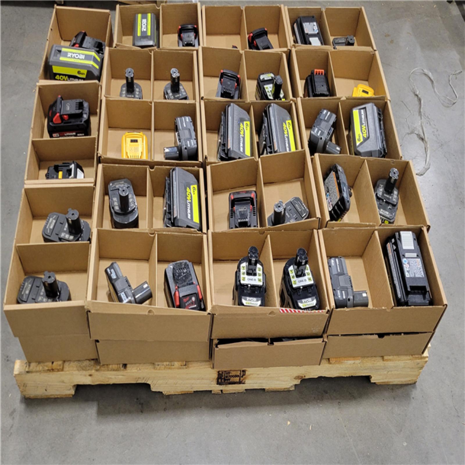 DALLAS LOCATION - AS-IS BATTERY PALLET