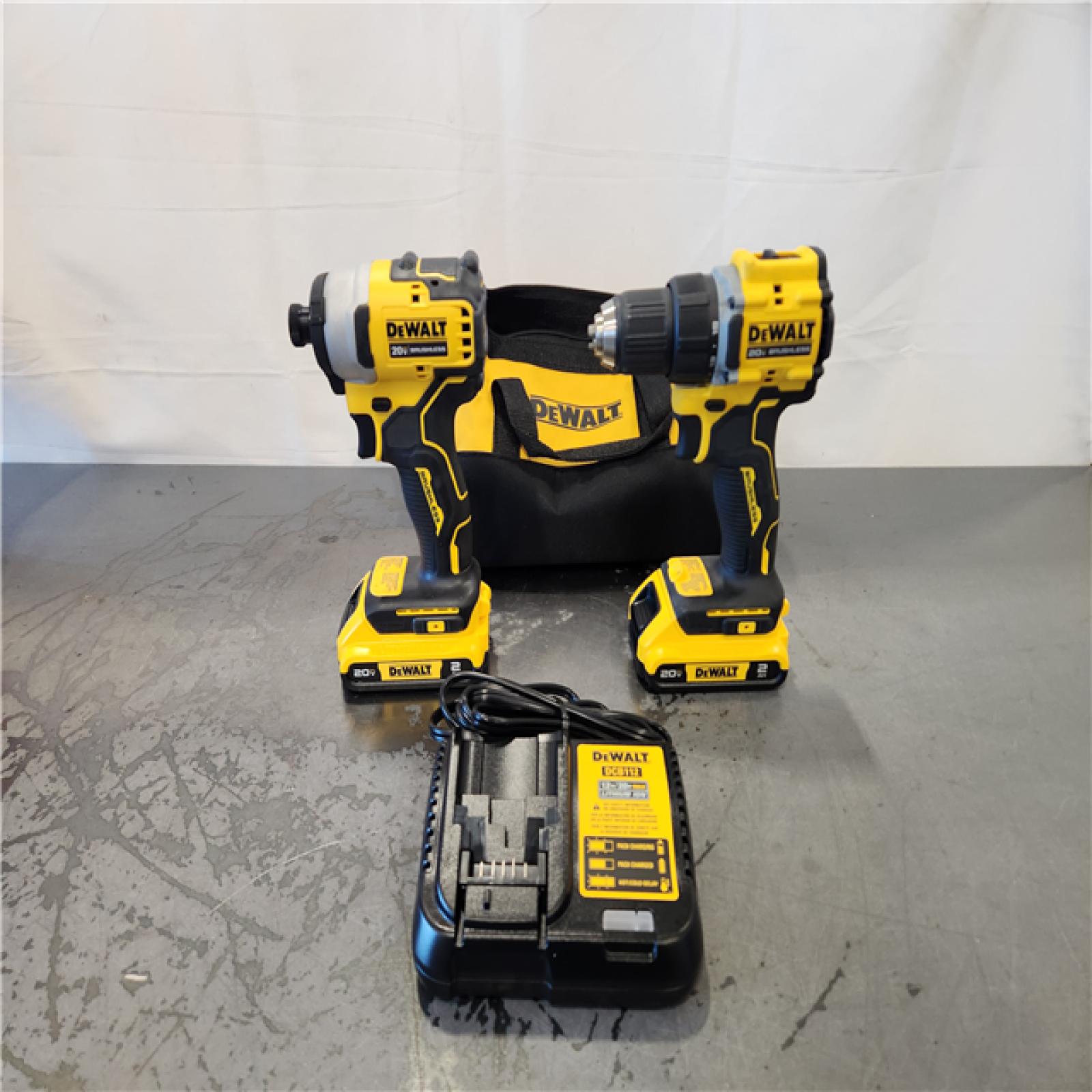 AS-IS- DEWALT ATOMIC 20-Volt MAX Lithium-Ion Cordless Combo Kit