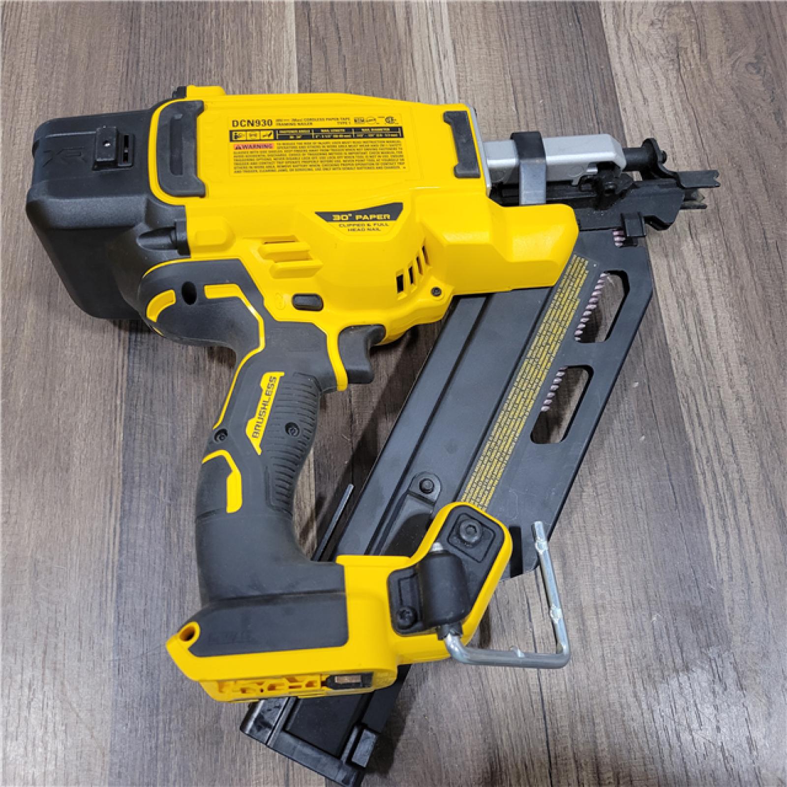 AS-IS DEWALT 20-Volt 30Â° Cordless Framing Nailer (Tool-Only)