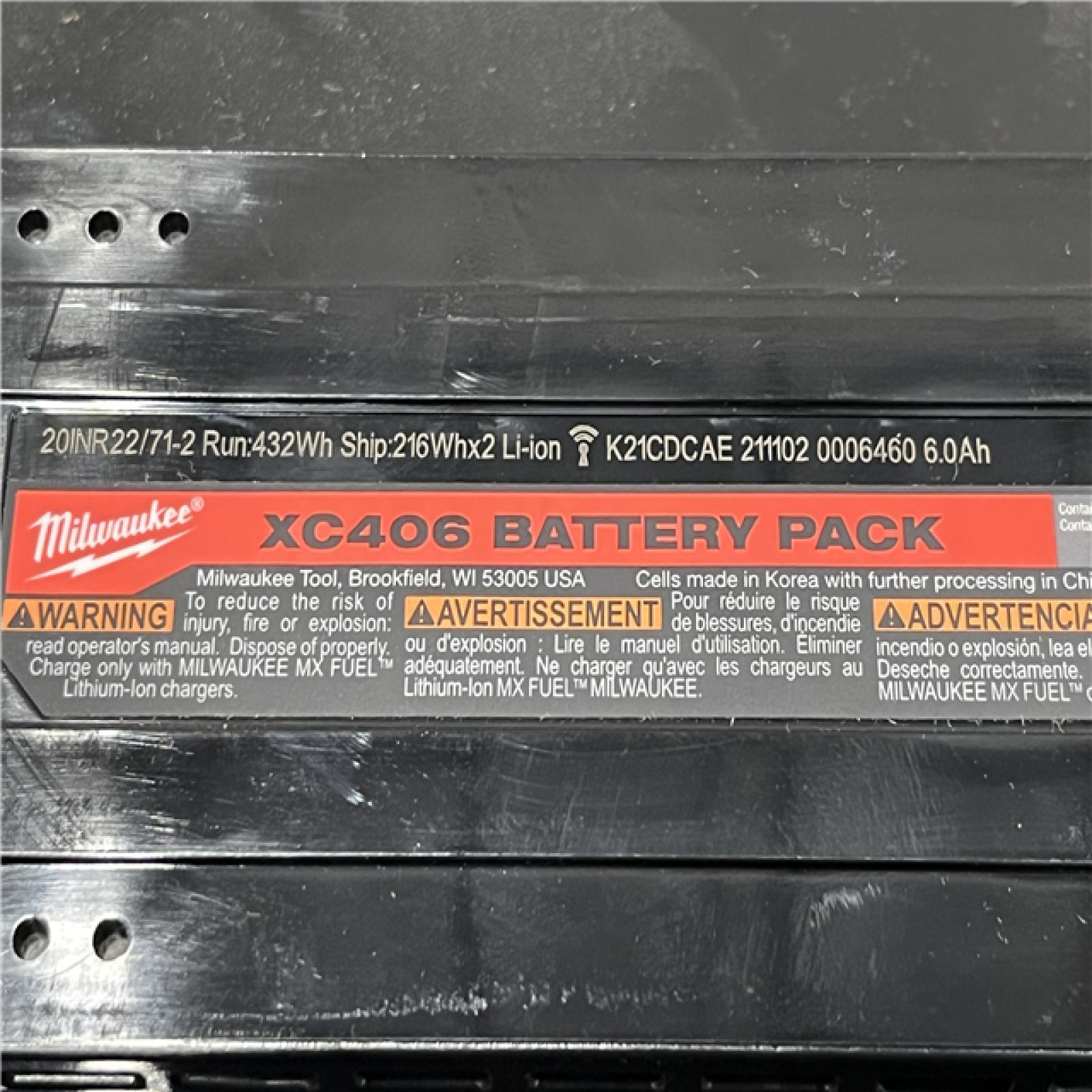 AS-IS Milwaukee MX FUEL Lithium-Ion REDLITHIUM XC406 Battery Pack