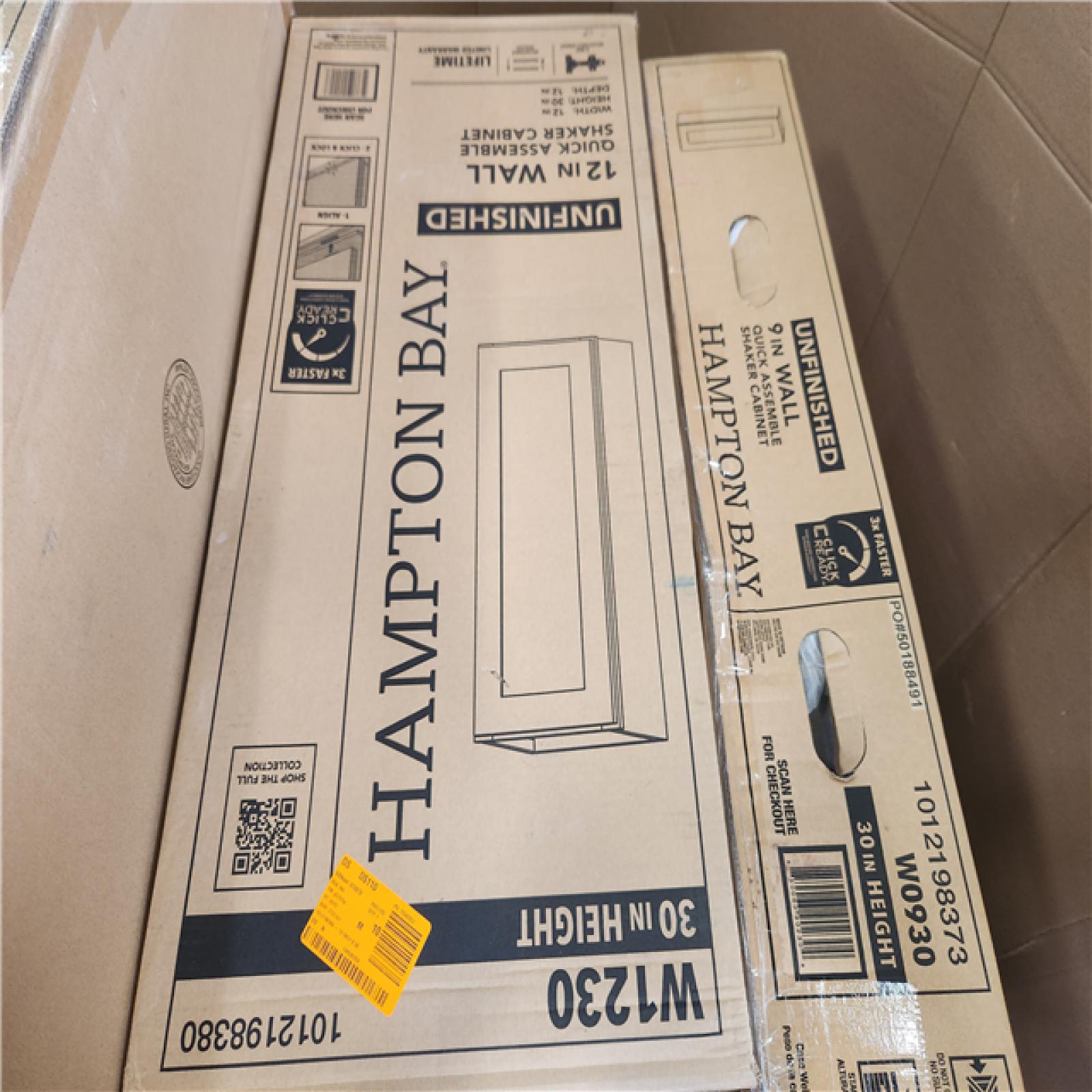 Phoenix 5 NEW Hampton Bay  Ready to Assemble Kitchen Cabinet in Unfinished with CLICKREADY Technology Pallet