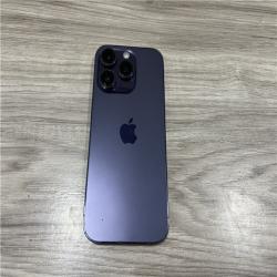 AS-IS Apple iPhone 14 Pro 128GB Deep Purple LTE Cellular MQ0E3LL/A