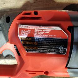 HOUSTON LOCATION - AS-IS Milwaukee M18 18V Fuel 1/2 Right Angle Drill Super Hawg Cordless Lithium-Ion 2809-20 (TOOL ONLY)