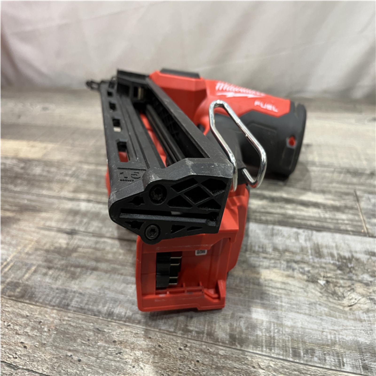 AS-IS Milwaukee FUEL 18V Lithium-Ion Brushless Cordless Gen II 15-Gauge Angled Nailer (Tool-Only)